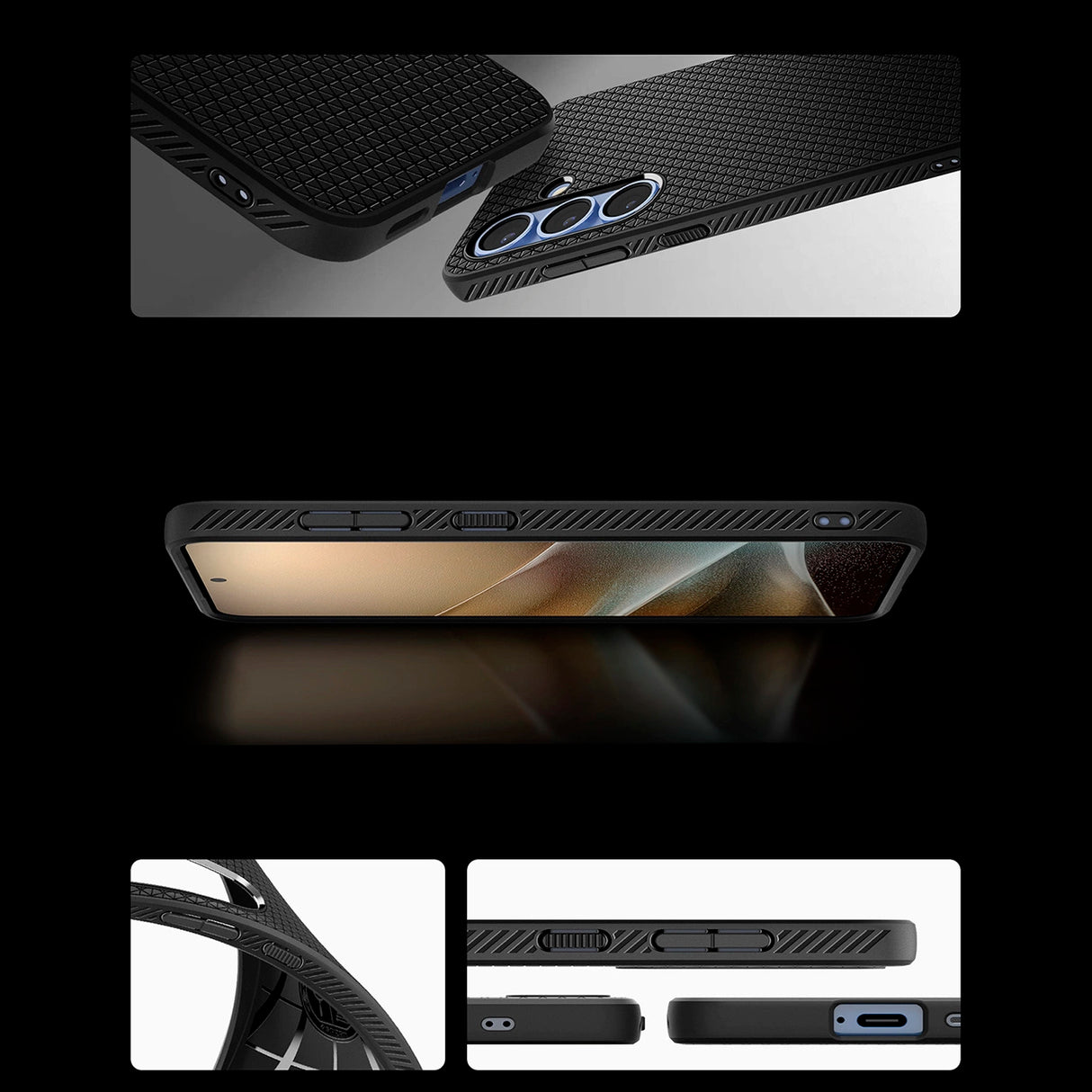 Spigen Liquid Air Case til Samsung Galaxy S25+ - Matte sort