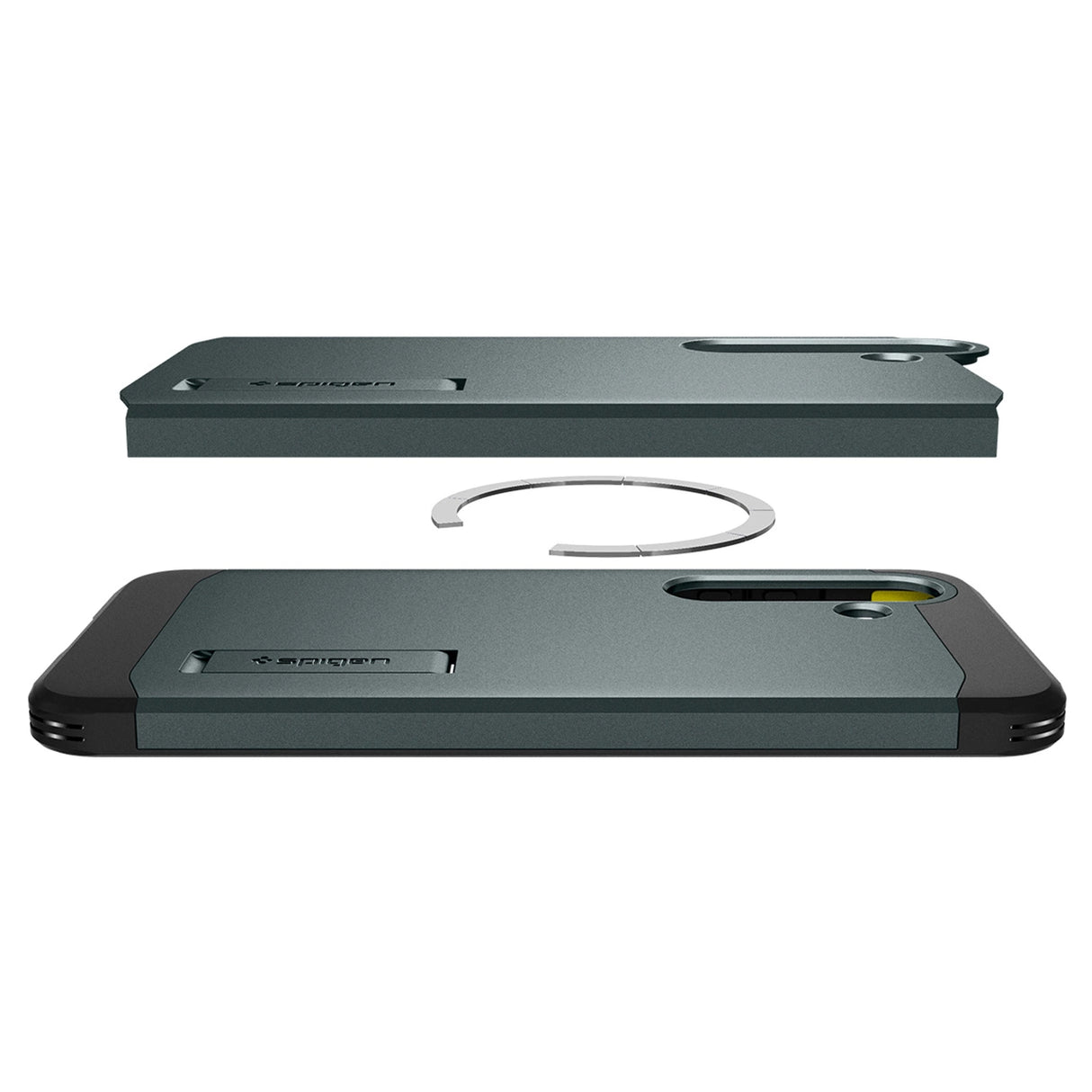 Spigen Tough Armor MagSafe Case til Samsung Galaxy S25+ - Grøn