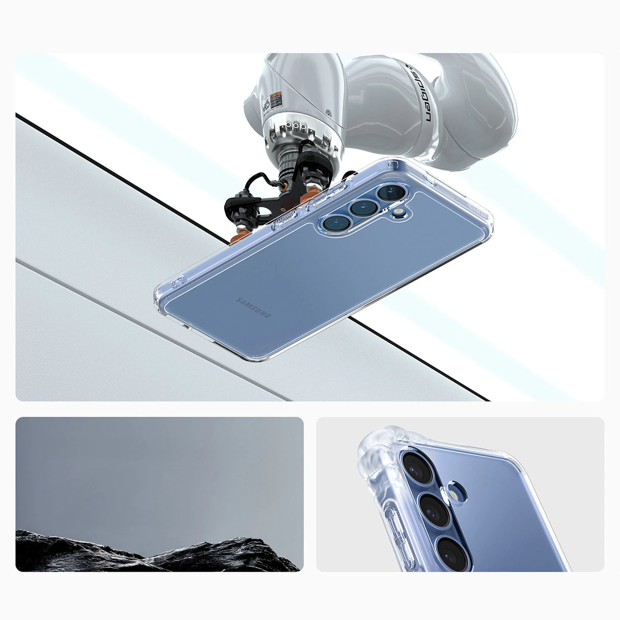 Spigen Ultra Hybrid Case til Samsung Galaxy S25+ - Gennemsigtig