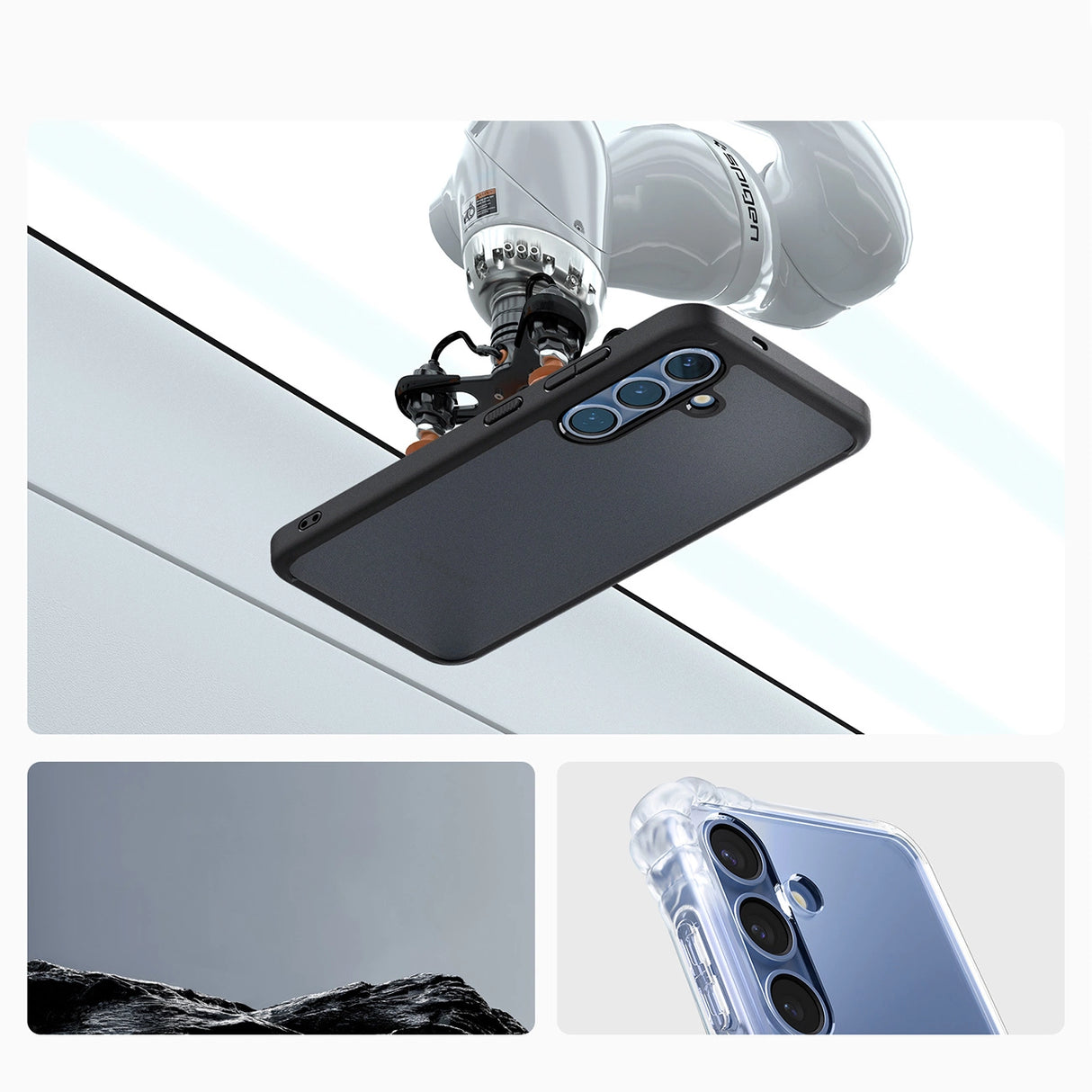 Spigen Ultra Hybrid Case til Samsung Galaxy S25+ - sort