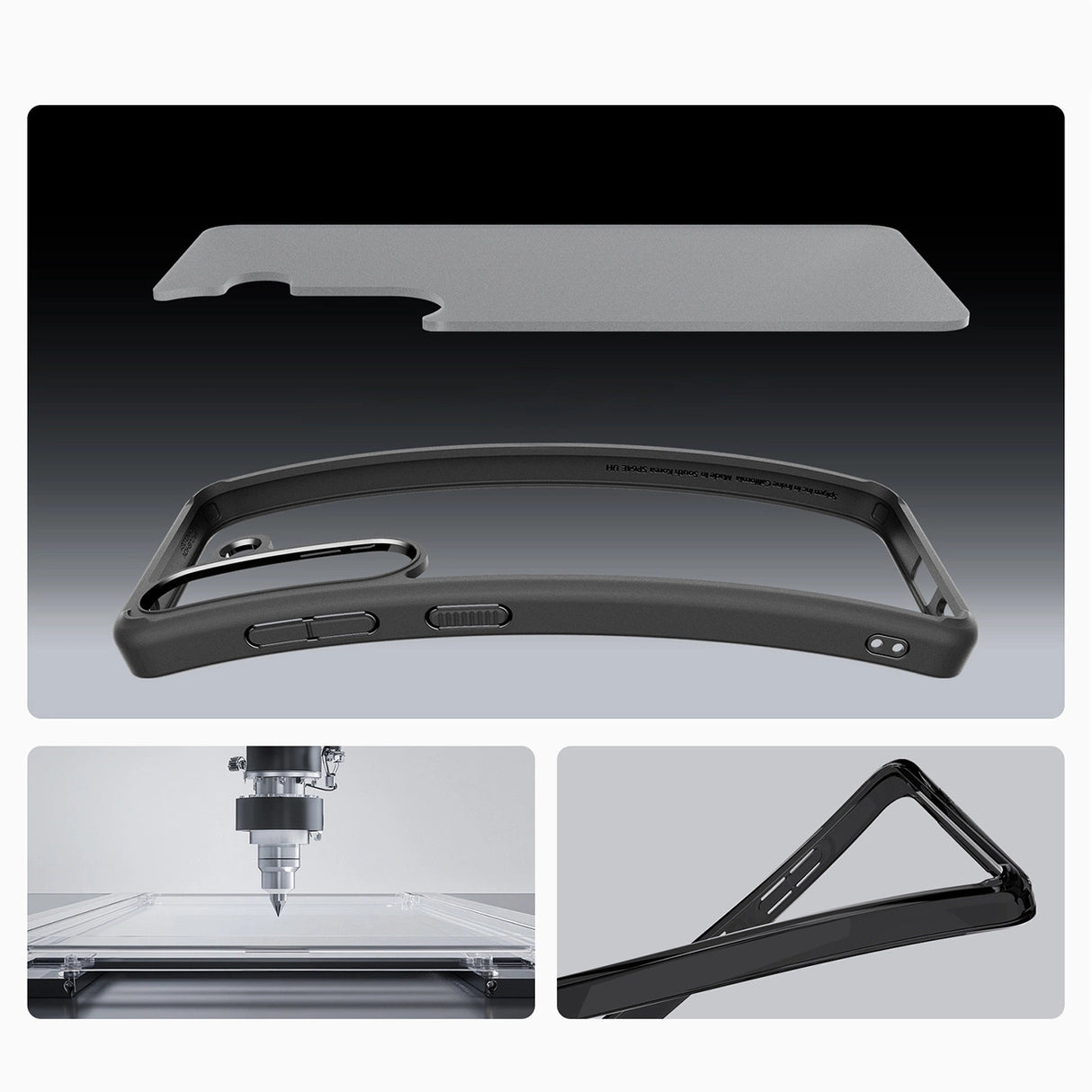 Spigen Ultra Hybrid Case til Samsung Galaxy S25+ - sort