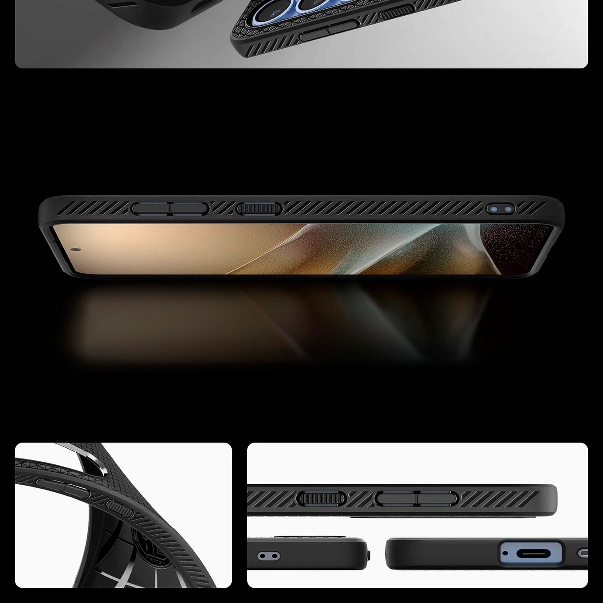 Spigen Liquid Air Case til Samsung Galaxy S25 - Matte sort