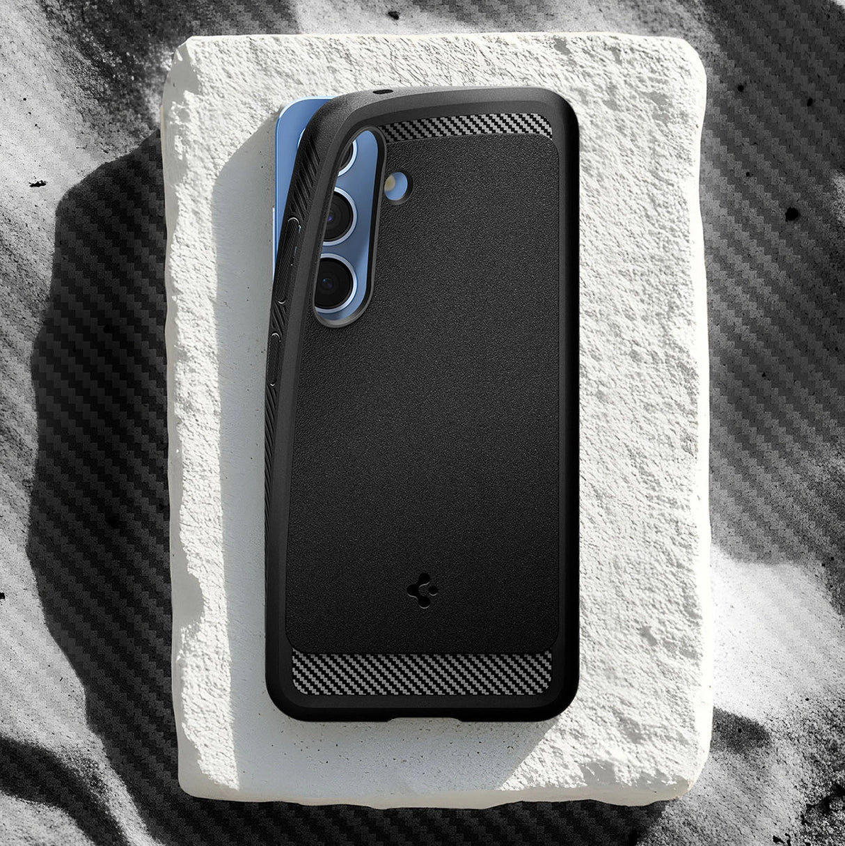 Spigen Rugged Armor Mag MagSafe Case for Samsung Galaxy S25 - Matte Black