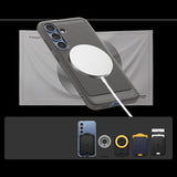Spigen Rugged Armor Mag MagSafe Case til Samsung Galaxy S25 - Grå