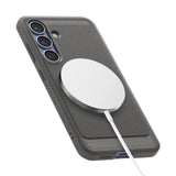 Spigen Rugged Armor Mag MagSafe Case til Samsung Galaxy S25 - Grå