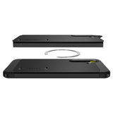 Spigen Tough Armor MagSafe-hylster til Samsung Galaxy S25 - sort