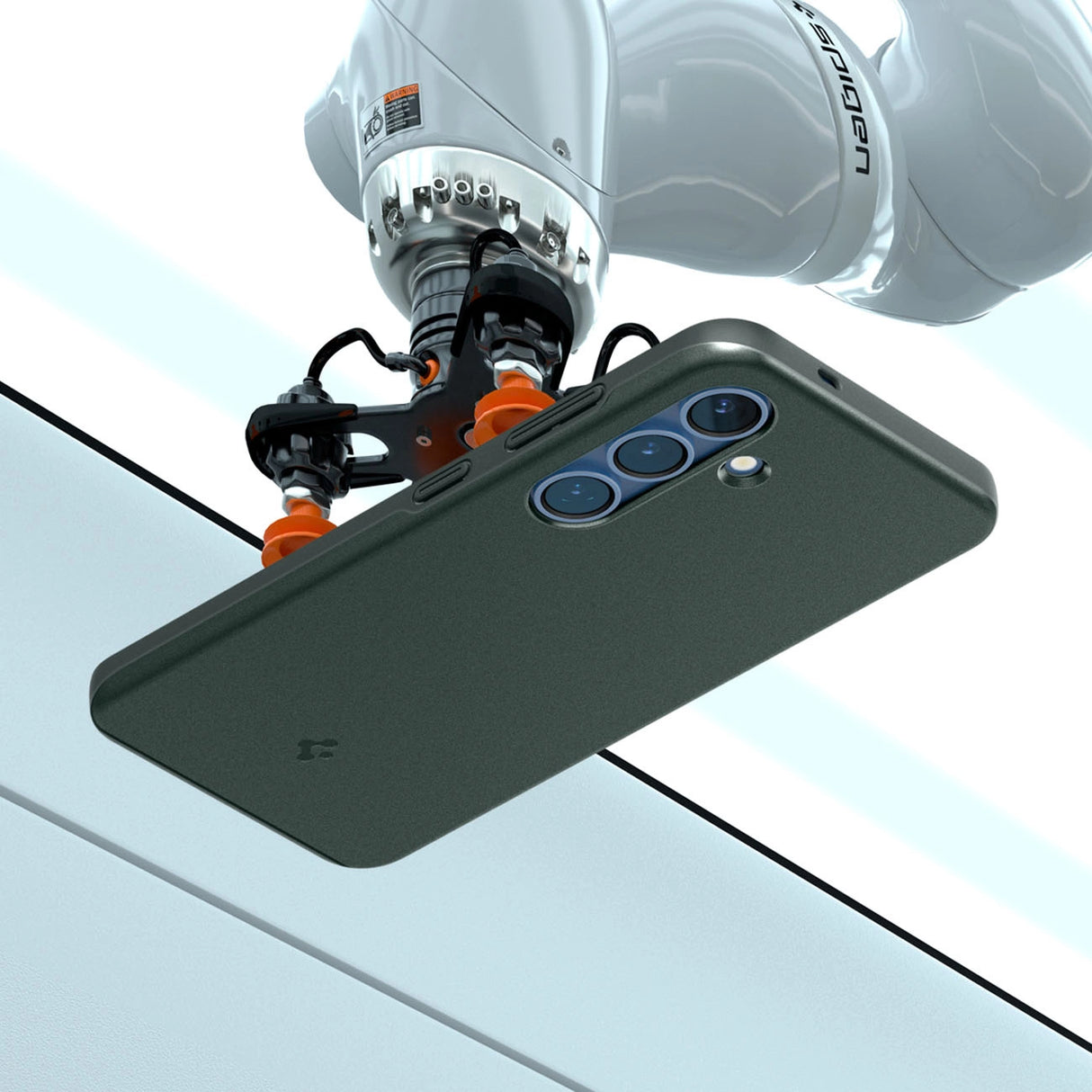 Spigen Thin Fit Mag Case til Samsung Galaxy S25 - Grøn