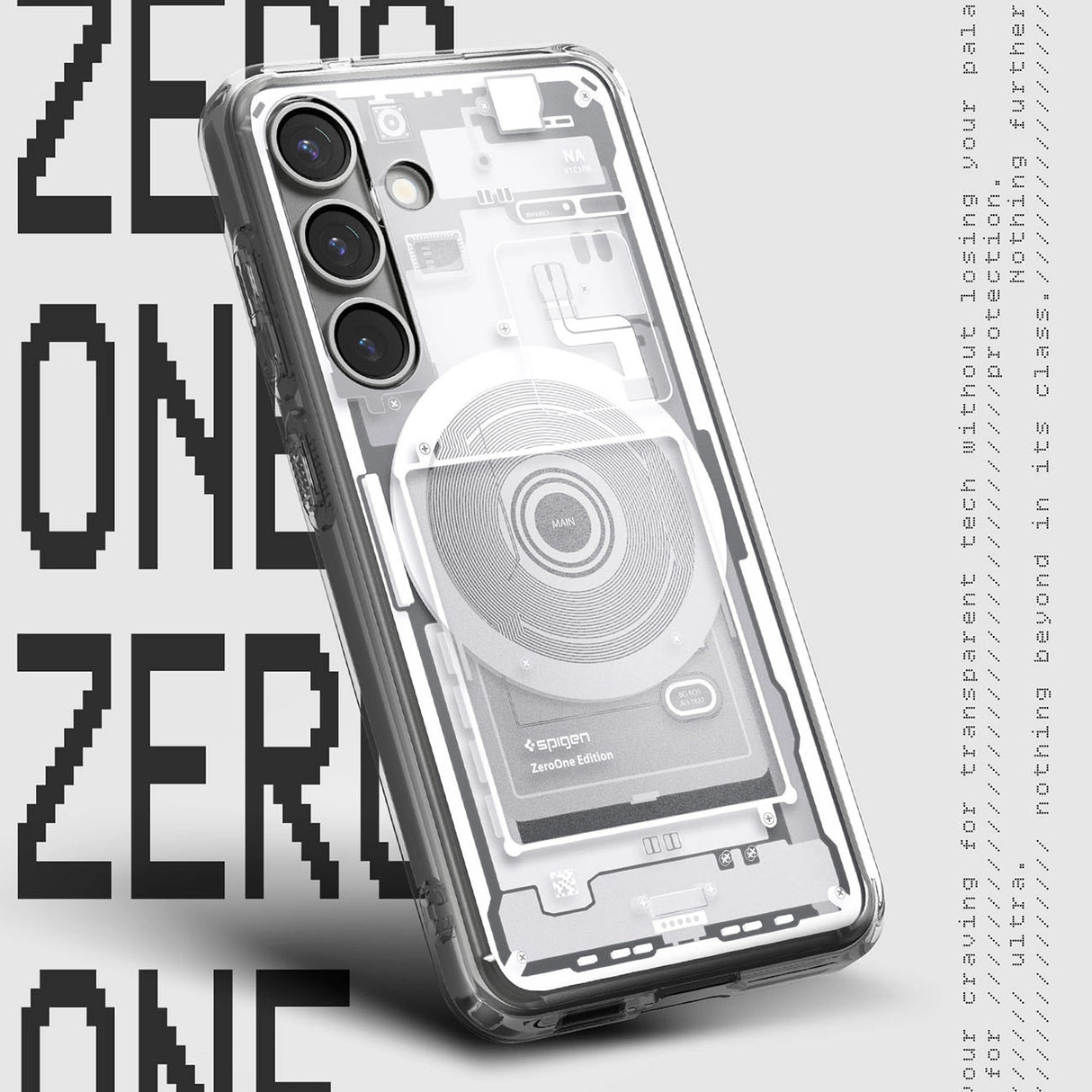 Spigen Ultra Hybrid Mag Case til Samsung Galaxy S25 Zero One - hvid
