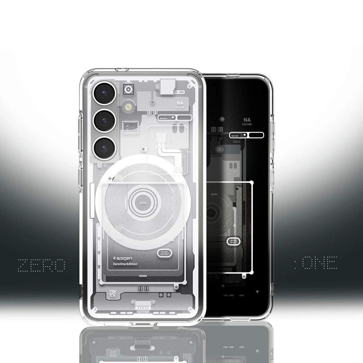 Spigen Ultra Hybrid Mag Case til Samsung Galaxy S25 Zero One - hvid