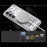 Spigen Ultra Hybrid Mag Case til Samsung Galaxy S25 Zero One - hvid