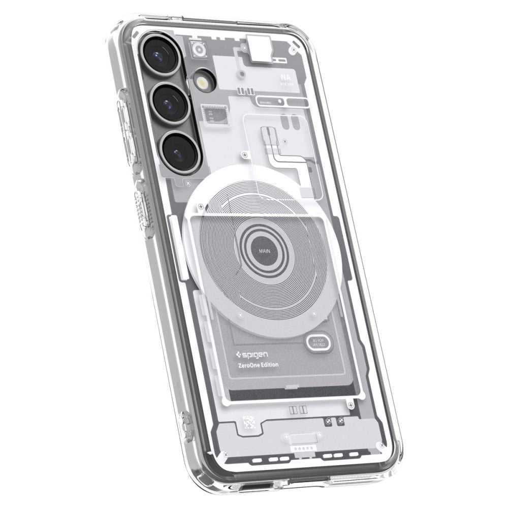 Spigen Ultra Hybrid Mag Case til Samsung Galaxy S25 Zero One - hvid