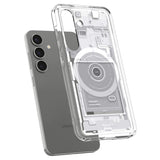 Spigen Ultra Hybrid Mag Case til Samsung Galaxy S25 Zero One - hvid