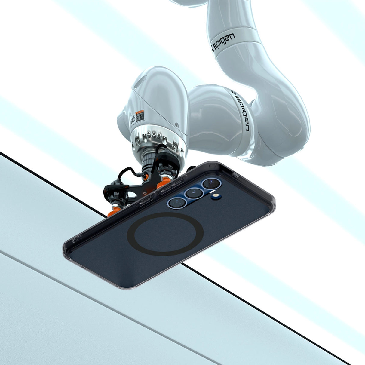 Spigen Ultra Hybrid Mag Case til Samsung Galaxy S25 Zero One - sort