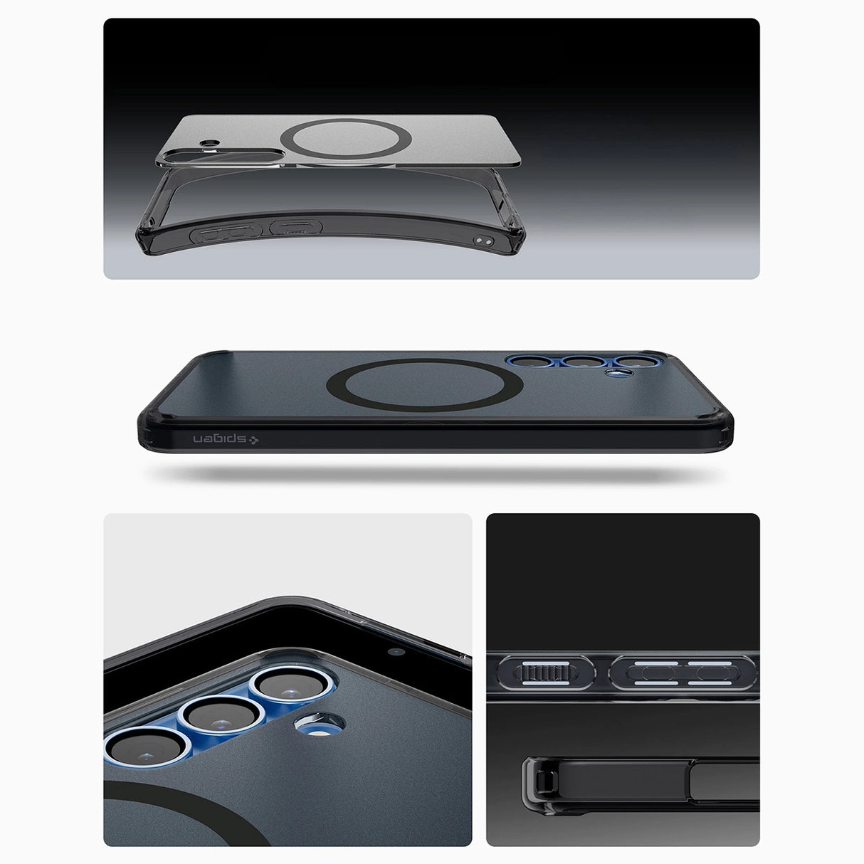 Spigen Ultra Hybrid Mag Case til Samsung Galaxy S25 Zero One - sort