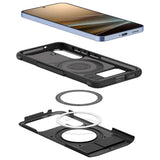 Spigen Slim Armor Mag MagSafe Case til Samsung Galaxy S25 - sort