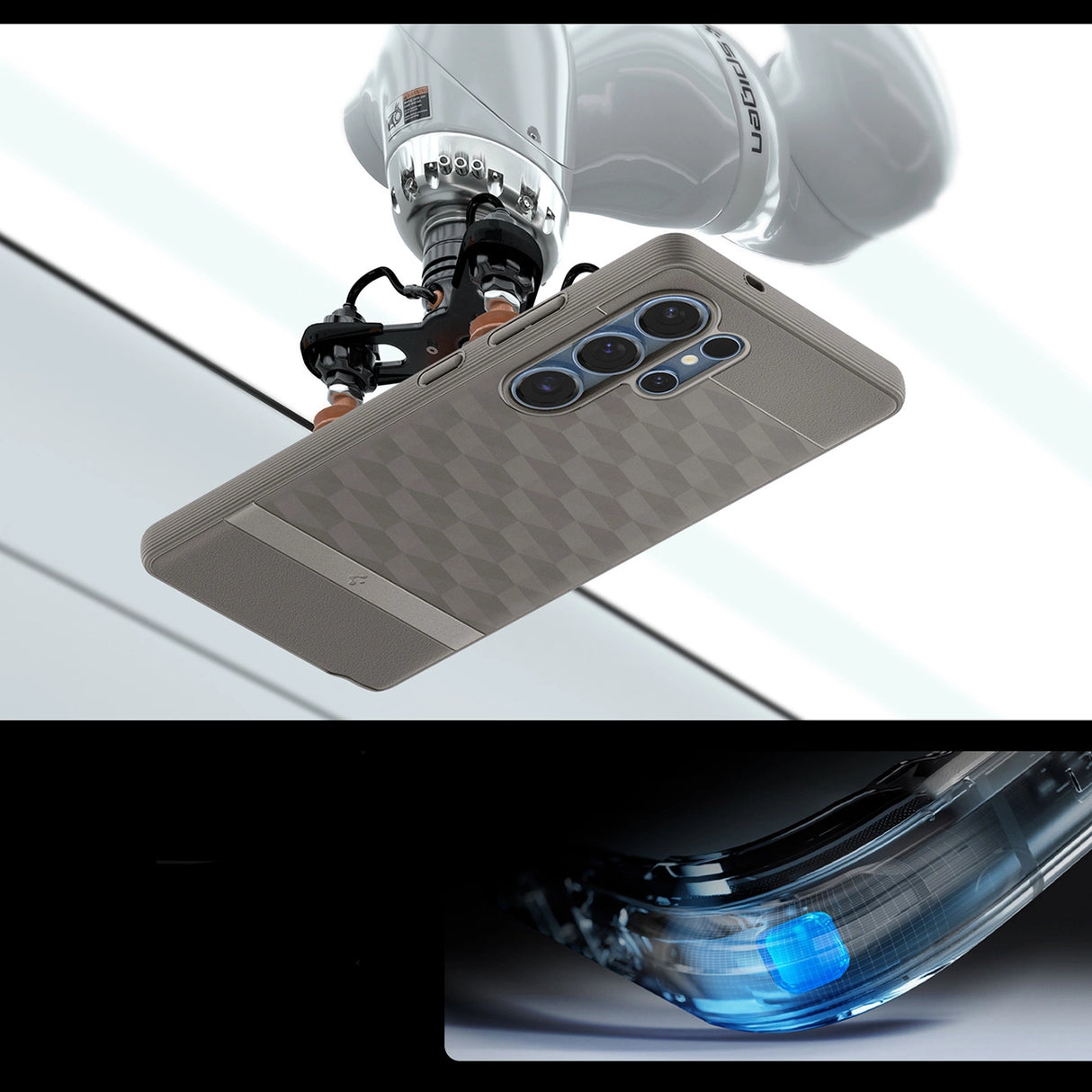 Caseology Parallax Mag MagSafe Case til Samsung Galaxy S25 Ultra - Grå