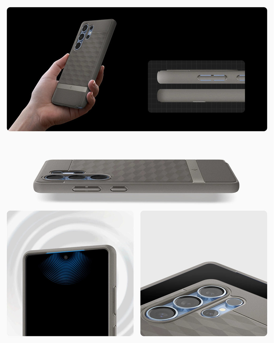 Caseology Parallax Mag MagSafe Case til Samsung Galaxy S25 Ultra - Grå