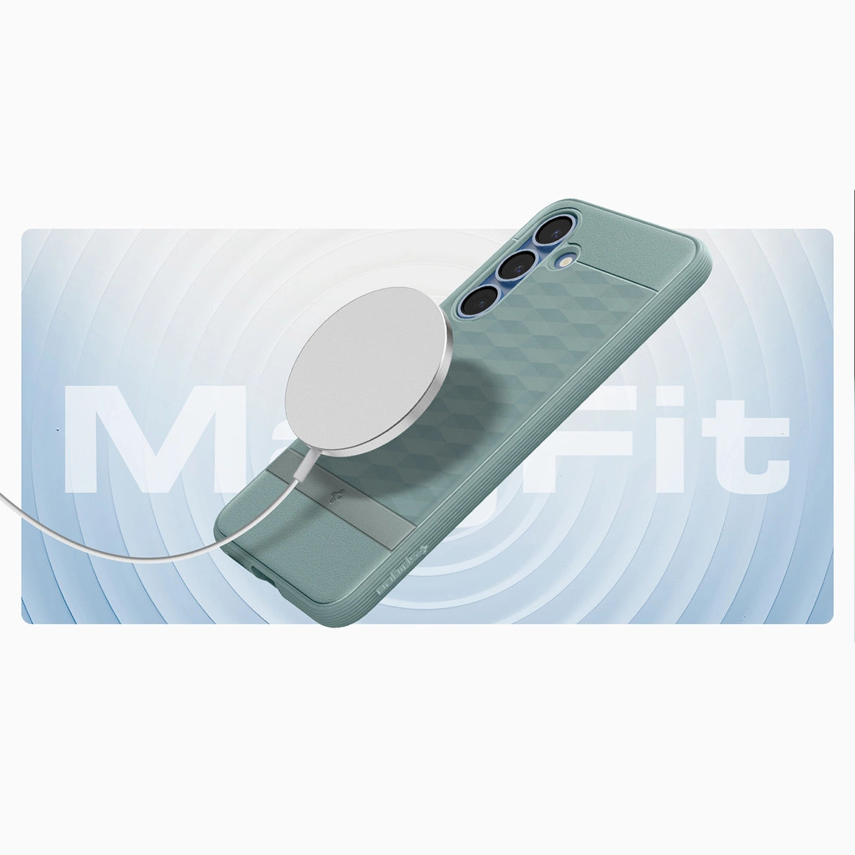 Caseology Parallax Mag MagSafe Case til Samsung Galaxy S25+ - Grøn