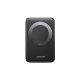 Joyroom JR-PBM12 Power Bank 10000mAh 22,5W MagSafe Kompatibel, 15W trådløs opladning, med ringbase - sort