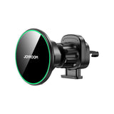 Joyroom JR-ZS412 holder med Qi2 15W oplader, bil, til luftventil - sort