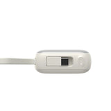 Joyroom JR-PBF27 10000mAh 22.5W Powerbank med indbygget USB-C og Lightning-kabler - hvid