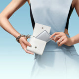 Joyroom JR-PBF27 10000mAh 22.5W Powerbank med indbygget USB-C og Lightning-kabler - hvid