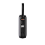 Joyroom JR-PBF27 10000mAh 22.5W Powerbank med indbygget USB-C og Lightning Kabler - sort