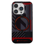 Audi IML Sport MagSafe Case iPhone 14 Pro 6.1" black/black hardcase AU-IMLMIP14P-RSQ/D2-BK