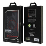 Audi IML Sport MagSafe Case iPhone 15 / 14 Plus Plus 6.7" black/black hardcase AU-IMLMIP15M-RSQ/D2-BK