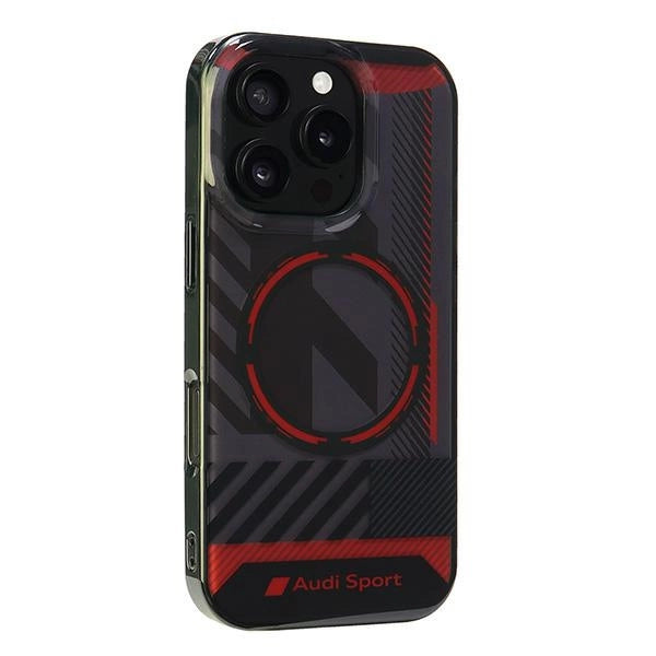 Audi IML Sport MagSafe iPhone 16 Pro 6.3" black/black hardcase AUS-IMLMIP16P-RSQ/D2-BK