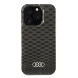 Audi IML Stitching Pattern MagSafe iPhone 16 Pro 6.3" sort/sort hardcase AU-IMLMIP16P-Q5/D3-BK