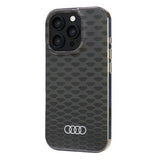 Audi IML Stitching Pattern MagSafe iPhone 16 Pro 6.3" sort/sort hardcase AU-IMLMIP16P-Q5/D3-BK