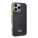 Audi IML Stitching Pattern MagSafe iPhone 16 Pro Max 6.9" sort/sort hardcase AU-IMLMIP16PM-Q5/D3-BK