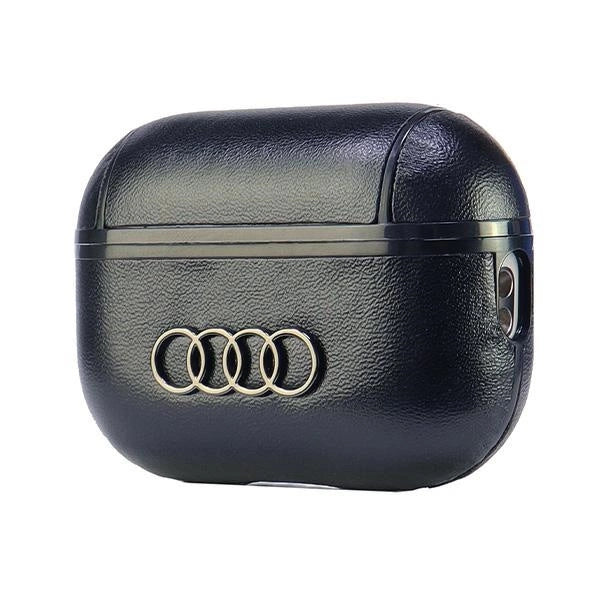 Audi Leather Big Logo AirPods Pro 2 cover sort/sort AU-APP2-GT/D3-BK