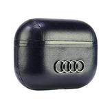 Audi Leather Big Logo AirPods Pro 2 cover sort/sort AU-APP2-GT/D3-BK