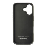 Audi syntetisk læder iPhone 16 6.1" sort/sort hardcase AU-TPUPCIP16-GT/D2-BK
