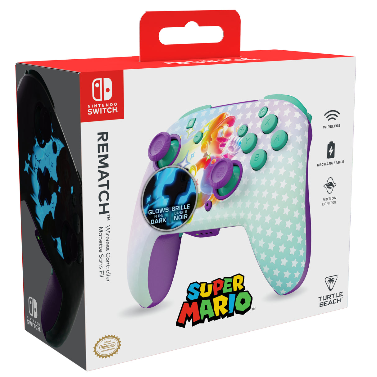 Turtle Beach Rematch Flerfarvet Bluetooth Gamepad Nintendo Switch, Nintendo Switch 2, Nintendo Switch Lite, Nintendo Switch OLED