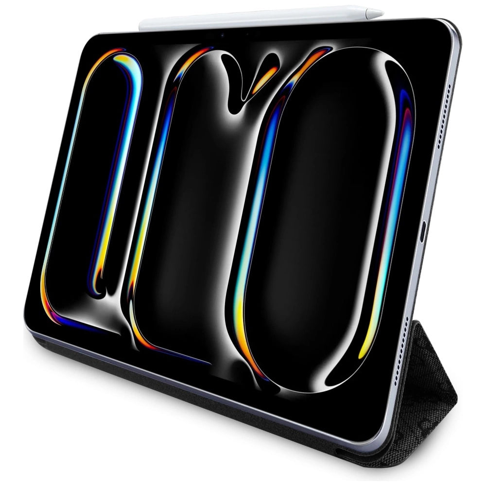 Guess GUFC11PM24PS4SGK iPad Pro 11" 2024 black/black Magnetic 4G Big Logo