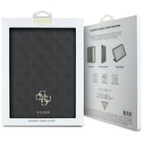 Guess GUFC13RM24PS4SGK iPad Air 13" 2024 black/black Magnetic 4G Big Logo