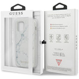 Guess Marble Case til iPhone 12 mini 5.4" - Hvid