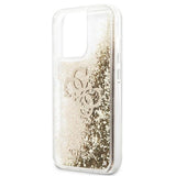 Guess 4G Big Liquid Glitter Case til iPhone 13 Pro Max 6.7" - guld