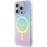 Guess GUHMP15LHITSU iPhone 15 Pro 6.1" lilla/lila hardcase IML Iridescent MagSafe