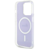 Guess GUHMP15XHITSU iPhone 15 Pro Max 6.7" lilla/lila hardcase IML Iridescent MagSafe