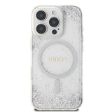 Guess GUHMP16XRGRGES iPhone 16 Pro Max 6.9" sølv/sølv hardcase Resin Gradient Glitter MagSafe