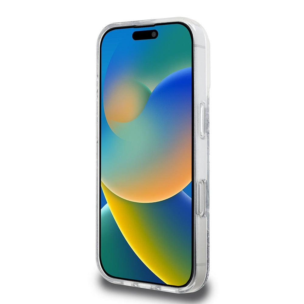 Guess GUHMP16XRGRGES iPhone 16 Pro Max 6.9" sølv/sølv hardcase Resin Gradient Glitter MagSafe