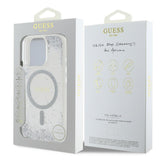 Guess GUHMP16XRGRGES iPhone 16 Pro Max 6.9" sølv/sølv hardcase Resin Gradient Glitter MagSafe