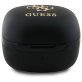 Guess Bluetooth headphones GUTWSJ144ESK TWS + docking station black/black Iridescent 4G Printed Logo