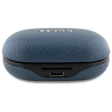 Guess Bluetooth hovedtelefoner GUTWSPGTSPSB TWS + docking station blå/blå Grained Classic Logo