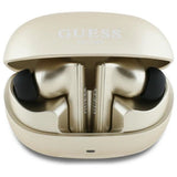 Guess Bluetooth hovedtelefoner GUTWST88MCTGD TWS + docking station guld/guld kapsel trykt logo