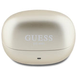 Guess Bluetooth hovedtelefoner GUTWST88MCTGD TWS + docking station guld/guld kapsel trykt logo